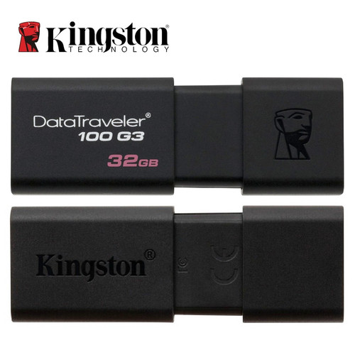 Kingston USB Flash Drives 16GB 32GB 64GB 128GB USB 3.0 Pen Drive Plastic Sleek Memory Memorias Disks P DT100G3|drive 16gb|kingston usbkingston usb flash drive