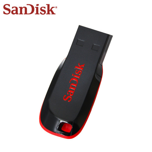 SanDisk Cruzer Blade USB Flash Drive 16GB 32GB Memory Stick 64GB 128GB Portable USB Storage Disk For Computer