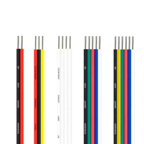 2Pin Electrical Cable LED Wires 22 20 18AWG 3 4 5 6 Pin Speaker Automotive Cables For 5050 SMD WS2812B RGB RGBWW Strip Light