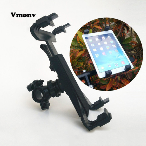 7"-10" Bicycle Bike Motorcycle Adjustable Angles Bracket Tablet Holder Stand for Ipad Air Mini 1 2 3 4 Tablet Holder Mount