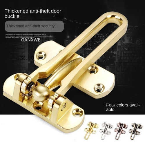 Front Door Security Safety Home Hasp Lock Strong Durable Home Chain Lock Guard Catch Door Fastens Lock for Secutity Tools Metal
