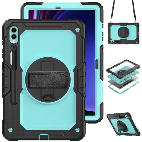 For Samsung Galaxy Tab S10 S9 S8 Ultra 14.6 S7 Plus FE 13.1 12.4 11 Inch A8 10.5 X200 S6 Lite Case Kids Stand Tablet Cover Strap