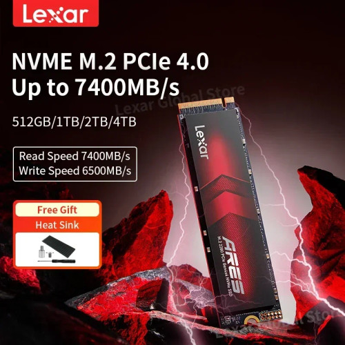 Lexar ARES/NM790 ssd m2 nvme pcie 4 M2 2280 Internal Solid State Drives 1TB 2TB 4TB 8TB PC Laptop Hard Drive TLC Dynamic Caching