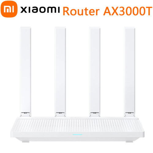 Xiaomi Router AX3000T Mesh WiFi6 2.4GHz 5GHz 3000Mbs 256MB Dual WAN Signal Network Qualcomm CPU Repeater Amplifier with Mi Home