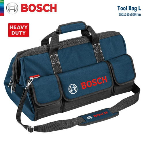 Bosch L Bag Tool Bag for Heavy Duty Power Tools 550X350X350Mm Portable Electrician Special Maintenance Tool Storage Toolkit Bag