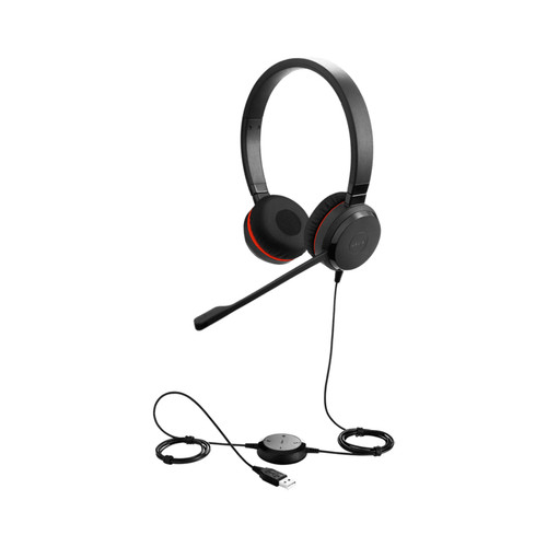 Jabra Evolve 30 II MS Stereo Headset Noise Cancelling USB-C Wired Headphone