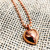 3/4 Copper Heart