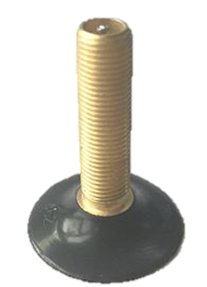 10x2 (60/70-6.5) Tube with straight threaded valve 20mm length - fits 6.5" rims