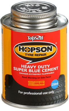 Hopson Heavy Duty Blue Vulcanizing Cement 250ml (non flammable), 250ml - TC-102B