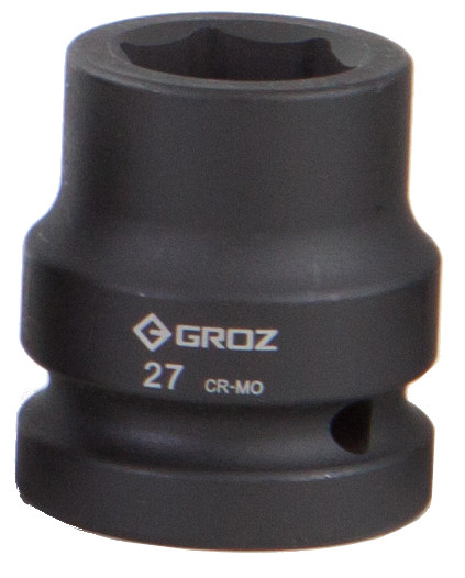 Groz 27mm 3/4" Drive Hex Impact Socket