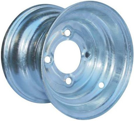9"x8.50" (9"x9.00") Galv Rim, 4/4" (4/101.6mm) PCD, 70mm Bore, ET0