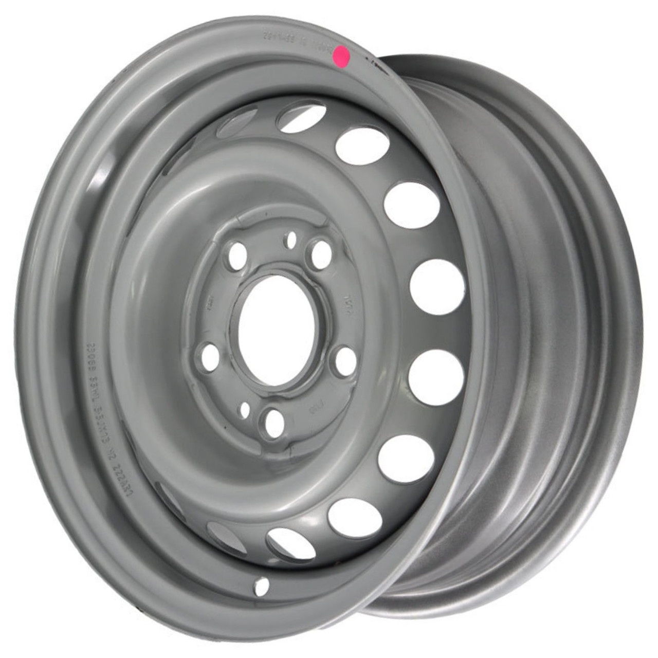 12"x5.50" Steel Rim, H2, 5/112mm PCD, ET+30mm, 67mm Centre Bore - European Trailer fitment