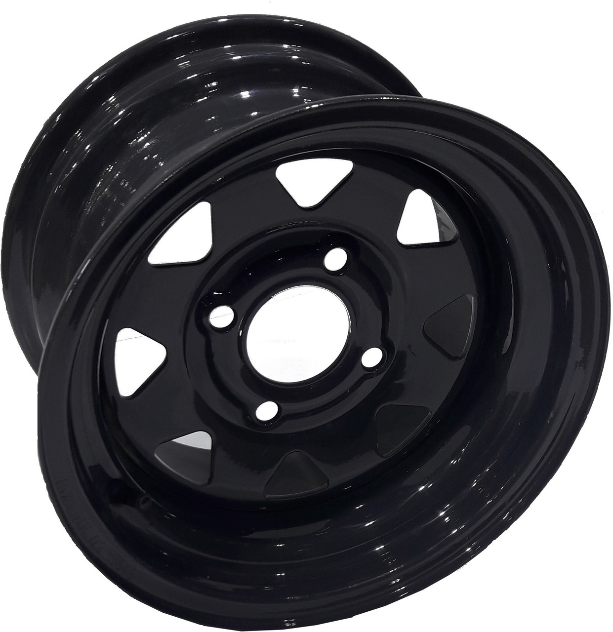 12"x7.00" Grey Kubota ATV Rim (Front), 4/110mm PCD, 68.5mm Bore, ET+10.5 - Kubota RTV 400/500/520 ** OE fitment **
