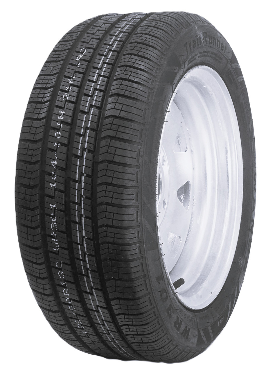 13"x6.00" Galv Steel Rim, 5/114.3 PCD, 84mm bore, ET0, fitted with 195/50R13C 104/101N Trailer Tyre