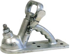 Coupling, 1-7/8", Cast Steel, Plunger Type, 2 or 4-Bolt Mounting, 2000Kg, Adjustable Head, Zinc Plated