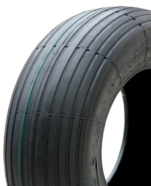 ASSEMBLY - 8"x65mm Plastic Rim, 480/400-8 4PR V5501 Ribbed Barrow Tyre, 17mm HS Bearings