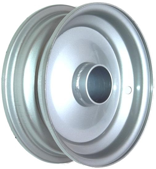 8"x2.50" Steel Rim, 52mm Bore, 85mm Hub Length, NO BEARINGS or BUSHES