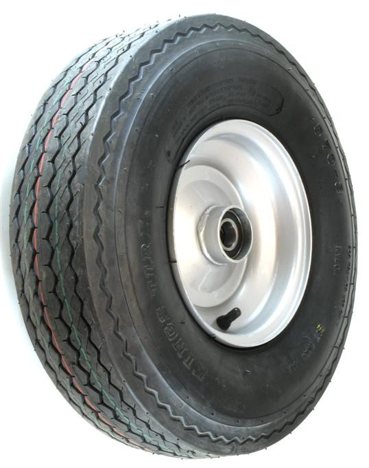 ASSEMBLY - 8"x3.75" Steel Rim, 570/500-8 8PR KT701 Trailer Tyre, 25mm High Speed Bearings