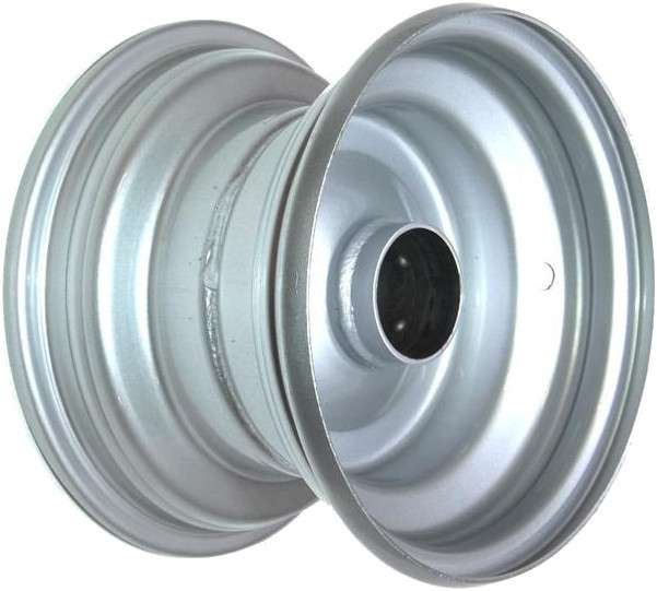 8"x5.50" Galv Rim, 52mm Bore, 85mm Hub Length, NO BEARINGS or BUSHES