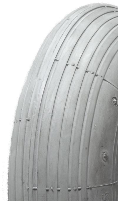 300-4 4PR TT CST C179/Duro HF207 Ribbed Grey Mobility Scooter Tyre (10x3) (260x85)