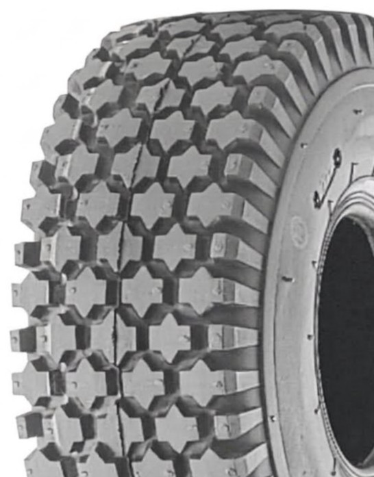 410/350-5 4PR TT Duro HF201 Diamond Grey Wheelchair / Mobility Scooter Tyre