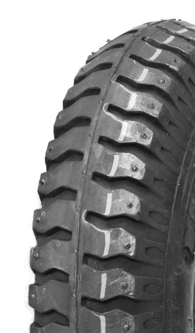 250-4 Solid Rubber Military Black Tyre - 45mm base width