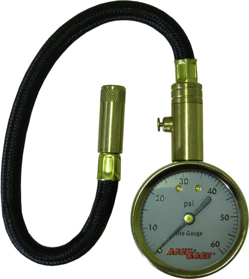 Accu-Chek H60X 0-60 p.s.i. Dial Gauge with flexible hose