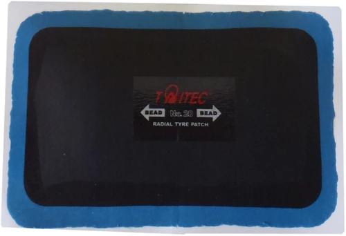 BOX OF 10 - 220x75mm Taitec Rectangular Radial Tyre Repair Patch, 2-ply, TNRE-24