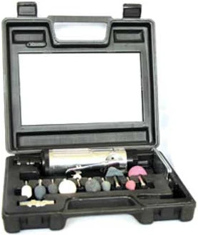 High Speed Buffer/Skiver Air Tool 22000 r.p.m., with Collet Chuck
