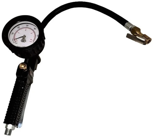 Martins Analog Handheld Tyre Inflator - Flate Mate - 0-174 p.s.i., 1800mm hose