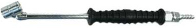 Tyre Inflator, Twin Hold-On Chuck, Closed End, with hose barb tailpiece