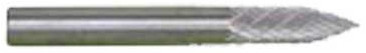Carbide Burr, 3mm, Pointed, 30mm length, Low Speed, Max 1200 r.p.m.