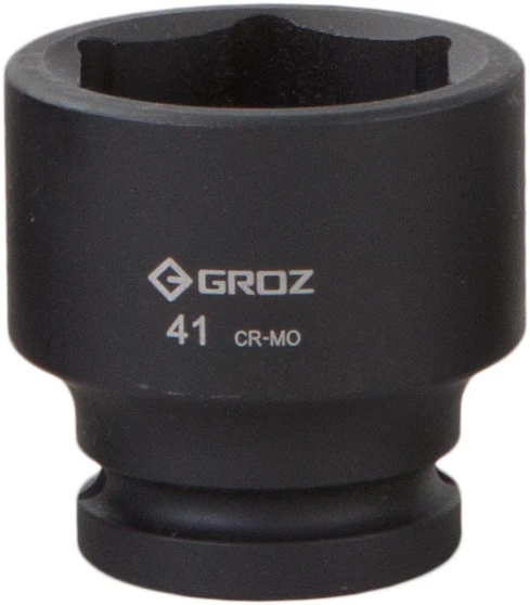 Groz 41mm 3/4" Drive Hex Impact Socket