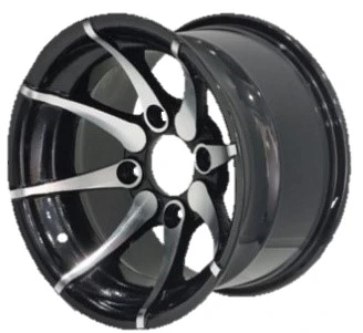 12"x7.50" Alloy ATV Rim (Rear), 4/110mm PCD, 90mm Bore, ET+31mm offset