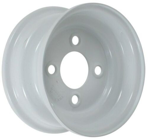 8" x 7.00" White Steel Heavy Duty Rim, 4/4"PCD, 450kg rating, suitable for selected HYDRALADA® Mobile Elevating Work Platforms