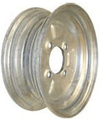 10"x4.00" (10"x3.50") Galvanised Rim, 4/4" (4/101.6mm) PCD, 68mm Bore, ET0