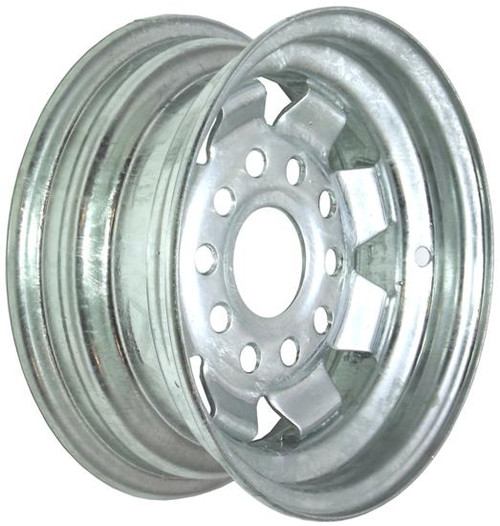10"x4.50" Galvanised Rim, 5/4¼" and 5/4½" (5/108.0mm & 5/114.3mm) PCD, 62mm Bore, ET0, 10-Hole