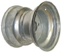 10"x8.00" Galvanised Rim, 4/4" (4/101.6mm) PCD, 71mm Bore, ET0 (Centred)