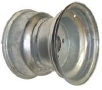 10"x8.00" Galvanised Rim, 4/4" (4/101.6mm) PCD, 71mm Bore, ET0 (Centred)