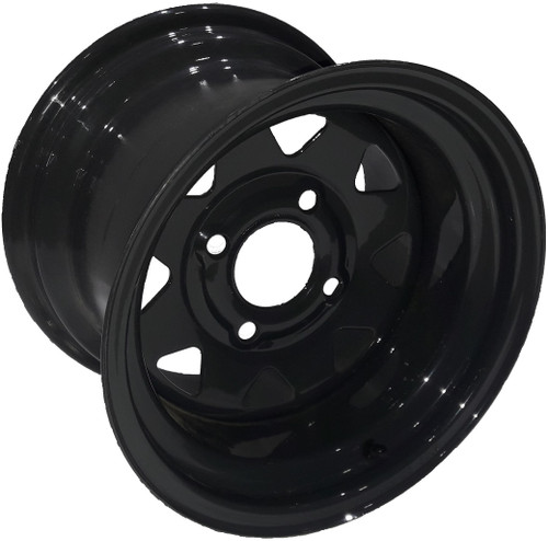 12"x8.50" Grey Kubota ATV Rim (Rear), 4/110mm PCD, 68.5mm Bore, ET0 - Kubota RTV 400/500/520 ** OE fitment **