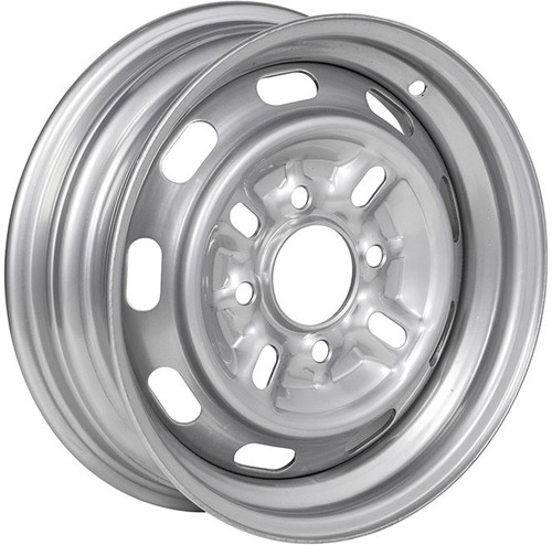 13"x4.50" Silver Rim, 4/4¼" (108mm) PCD, 64mm bore, ET+30, (Cortina/Escort fitment)