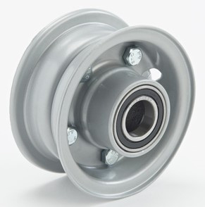 4"x45mm 2-pc Steel Rim, 47mm bore, 20mm High Speed Bearings, 82mm Hub Length - 5-bolt rim