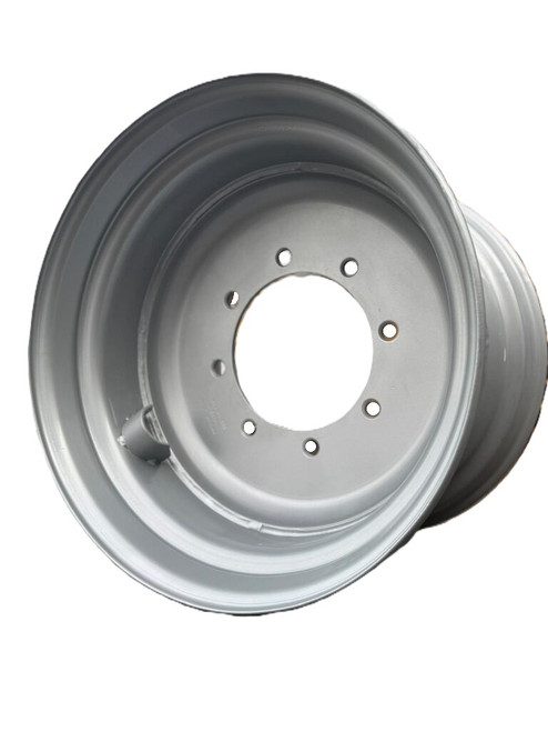 22.5"x16.00" Steel Silver Painted Rim, 8/275mm PCD, 221mm centre bore, ET0 offset