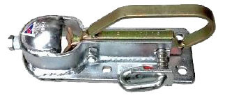 Coupling, 50mm Fabricated Steel, Road rated, Zinc Plated, Bolt-on, 2000kg Rating