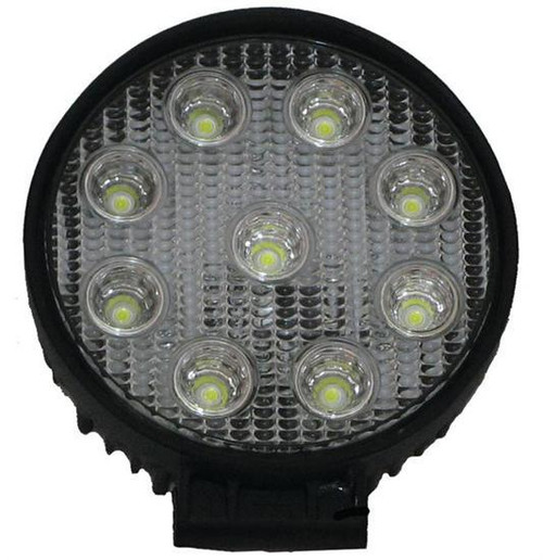 27W Wide Flood Beam LED Round Work Light