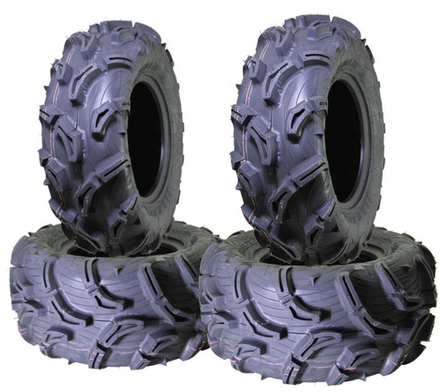 COMBO (2x ea) - 27/9-12 MU01+ & 27/11-12 MU02+ 6PR Maxxis Zilla ATV Tyres - 30mm Deep Tread