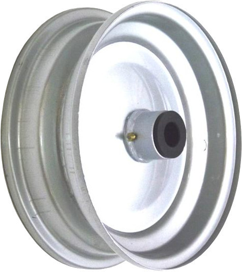 6"x65mm Steel Rim, 35mm Bore, 82mm Hub Length, 35mm x 16mm Nylon Bushes