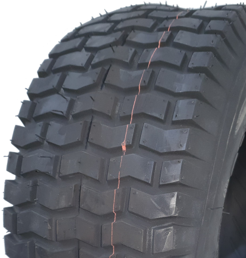 ASSEMBLY - 4"x55mm Red Plastic Rim, 11/400-4 4PR KI101 Turf Tyre, ½" Bushes