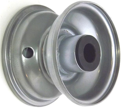 4"x2.50" Steel Rim, 35mm Bore, 75mm Hub Length, 35mm x 16mm Nylon Bushes