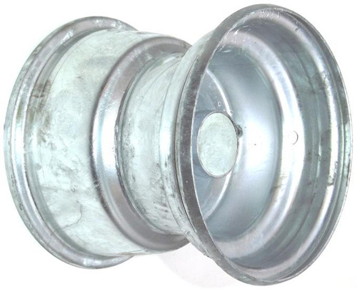 8"x5.50" Galvanised Rim, 2" Bore, 78mm Hub Length, 2" x ¾" Nylon Bushes